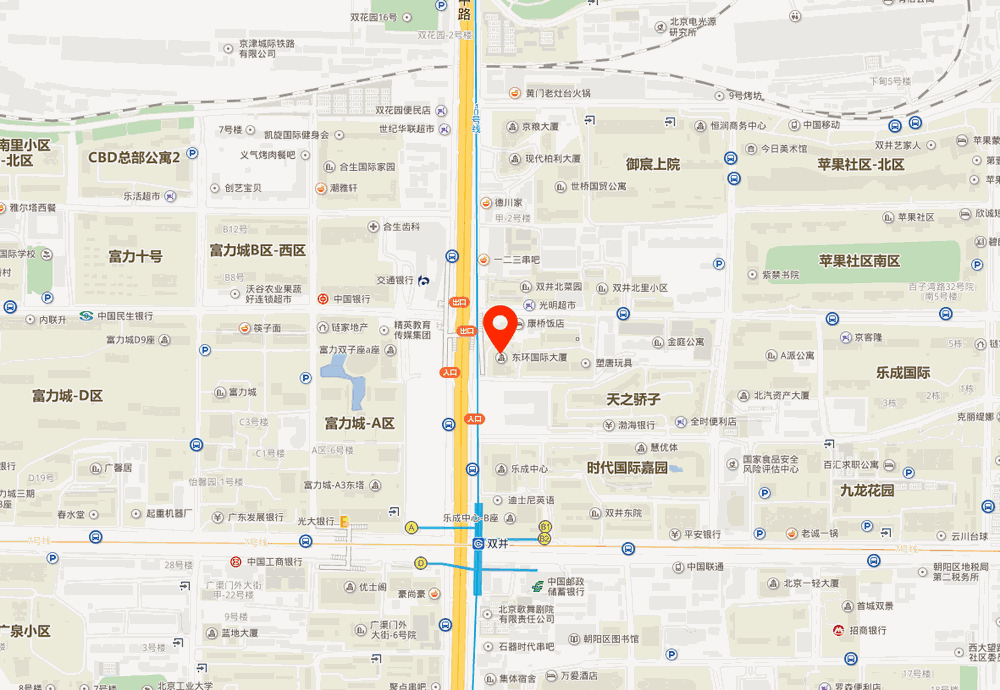 东环国际大厦位置地图